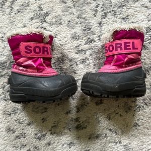 Sorel boot toddler girl size 5-hot pink
